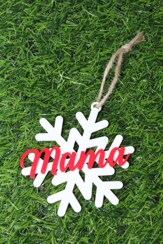 Copo de Nieve Árbol de Navidad