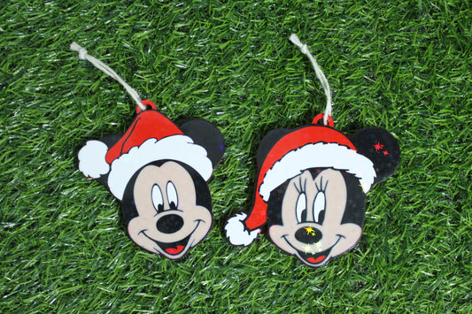 Bola de Navidad Minnie y Mickey Mouse