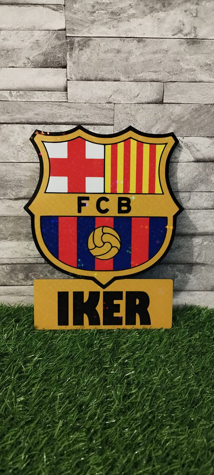 Placa F.C. Barcelona Personalizable
