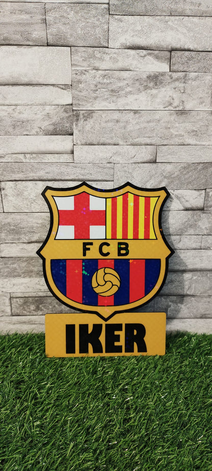 Placa F.C. Barcelona Personalizable